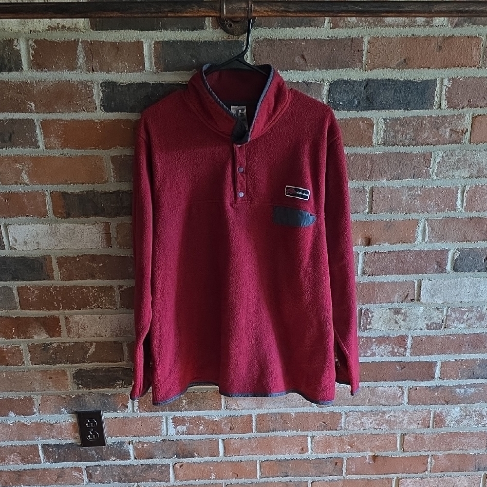 Russell Athletic Burgundy Fleece Pullover